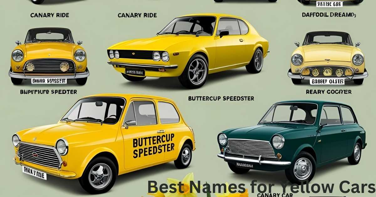 Best Names for Yellow Cars