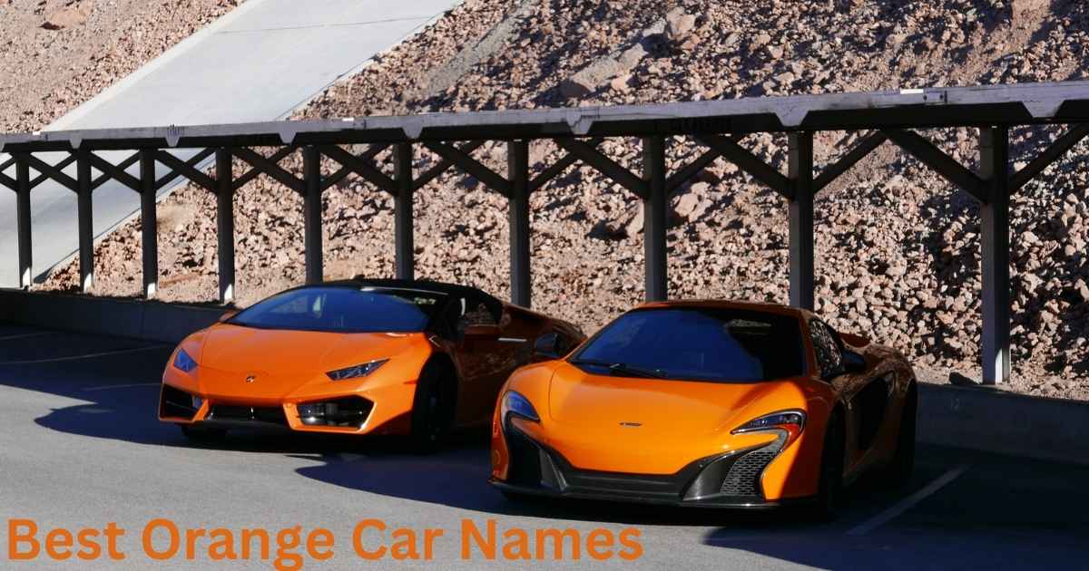 Best Orange Car Names