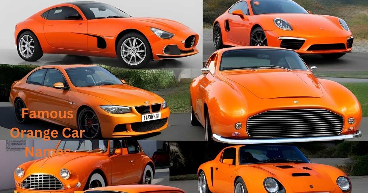 Famous Orange Car Names