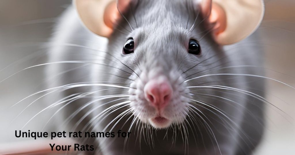 Unique pet rat names for Your Rats